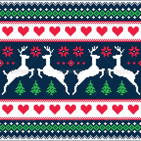 Ugly Christmas Sweater Pattern Vector at GetDrawings | Free download