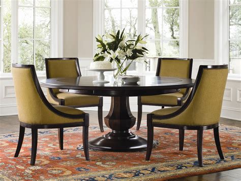 Round Dining Table Set with Leaf – HomesFeed