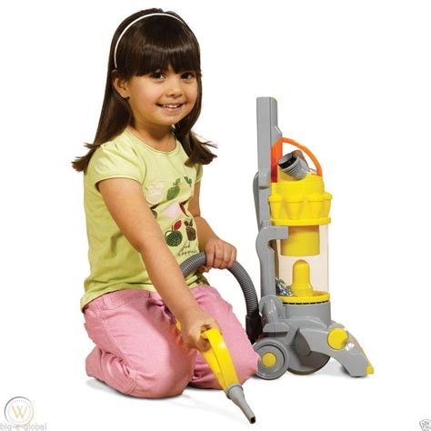 Dyson DC14 Kids Toy Vacuum Cleaner Yellow Play Vacuum with Suction ...