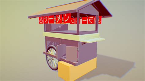 Japanese food cart - Download Free 3D model by mdiaz16 [237ebd5] - Sketchfab