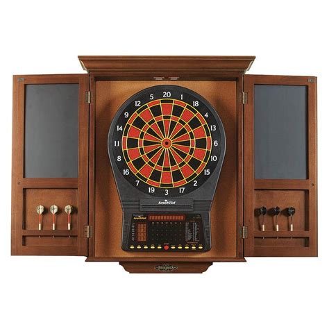 Brunswick Billiards # 51870575002 ( 33TZ49 ) - Dartboard Cabinet Wood ...