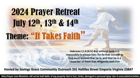 Register for Prayer Retreat | Sims Prayer Line Ministries