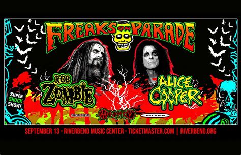 ROB ZOMBIE AND ALICE COOPER: FREAKS ON PARADE 2023 TOUR - QFM96