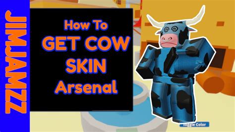 How to get the Arsenal Cow Skin | Roblox Tutorial & Gameplay - YouTube