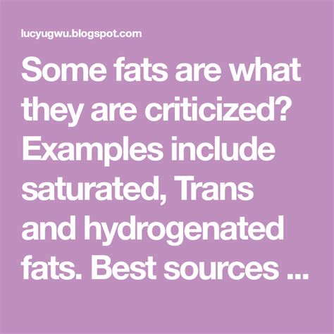 Types of Fats: Saturated, Trans, and Hydrogenated