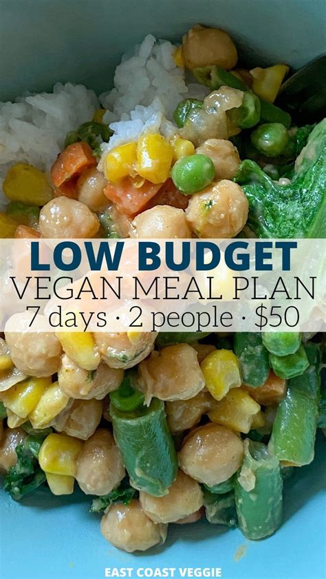 budget vegan meal plan Cheap Vegan Meal Plan, Cheap Vegan Meals, Vegan Meal Plans, Raw Vegan ...