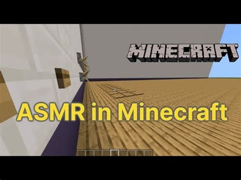 ASMR In Minecraft - YouTube