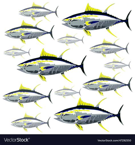 Tuna Royalty Free Vector Image - VectorStock