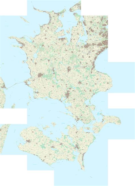 Region Sjælland (1:25,000 scale) Map by Kortforsyningen | Avenza Maps