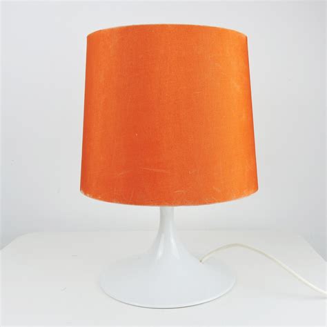 Earthenware Orange And White Table Lamp By Rosenthal, 1970s - Hunt Vintage