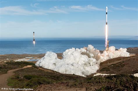 Photos: Falcon 9 launches and lands at Vandenberg Air Force Base ...