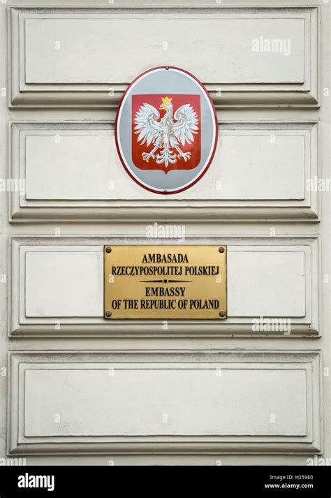 The Embassy of Poland in London, UK Stock Photo - Alamy