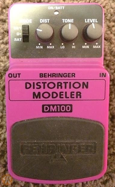 Behringer DM100 Distortion Modeler | Reverb
