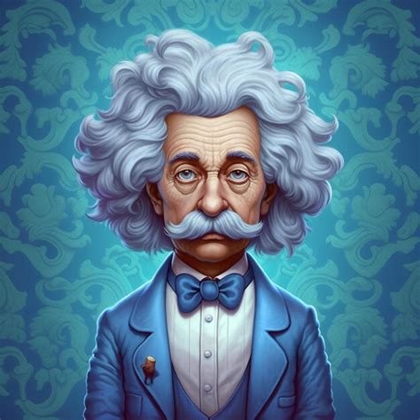 Premium AI Image | illustration of Albert Einstein