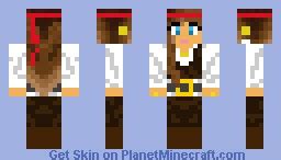 Girl Pirate Minecraft Skin