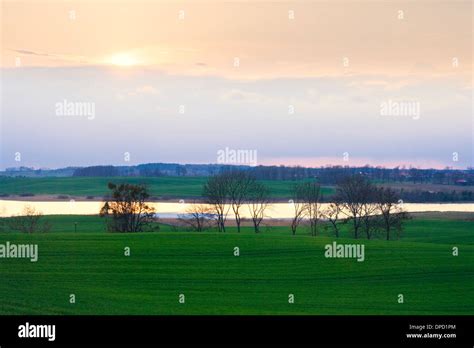 landscape with stream Stock Photo - Alamy