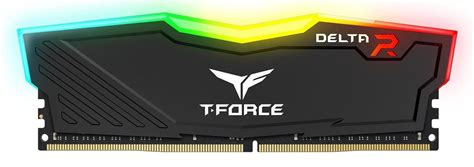 TeamGroup TF3D416G3200HC16CDC01 T-Force Delta RGB 16GB (2x8GB) DDR4-3200MHz CL16 1.35V Black ...