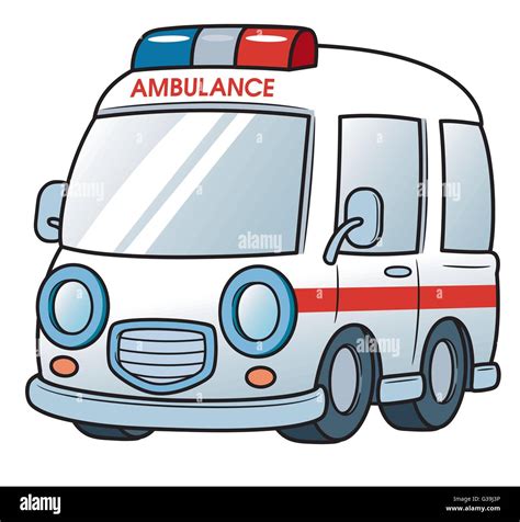 Cartoon ambulance hi-res stock photography and images - Alamy