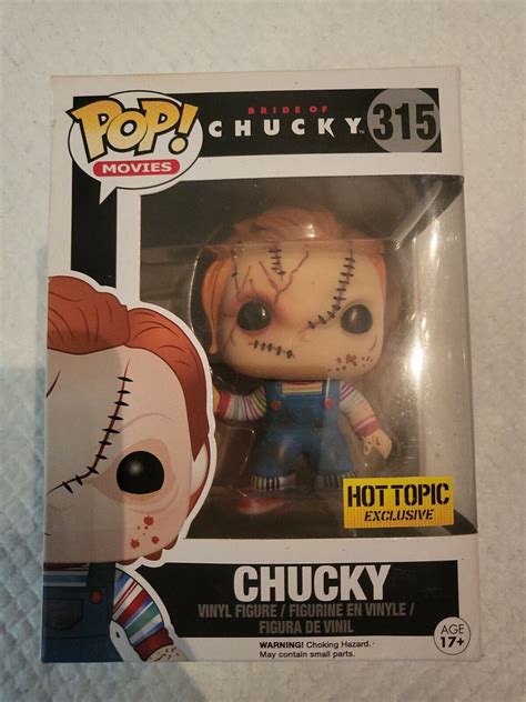 Funko Pop Chucky #315 Bride of Chucky Movies Vinyl Figure Hot Topic ...