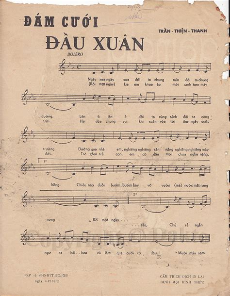 Cảm nhận về ca khúc "Đám Cưới Đầu Xuân" (Trần Thiện Thanh) - "Cầu cho mùa xuân nồng nàn trên má ...