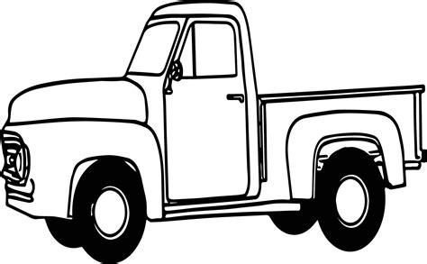 Pickup Truck Drawing | Free download on ClipArtMag