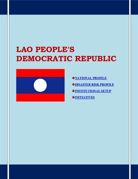 Lao people’s democratic republic