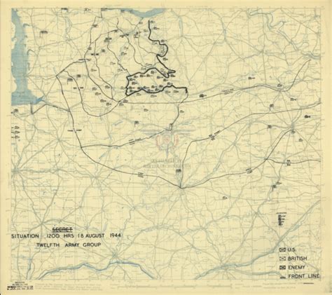 Normandy-Falaise Pocket Battle Map – Battle Archives