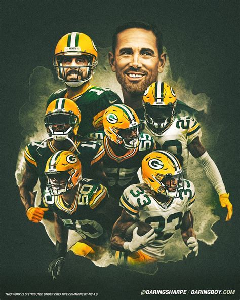 Matt LaFleur, Aaron Rodgers, Davante Adams, Blake Martinez, Za’Darius Smith, Aaron Jones, J ...