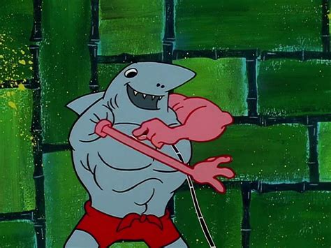 The model for the “anchor arms” ad in spongebob before both synthetic ...