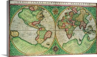 World Map Wall Art - World Map Poster & Canvas | Great Big Canvas