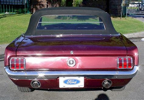 Vintage Burgundy 1965 Ford Mustang Convertible - MustangAttitude.com Photo Detail