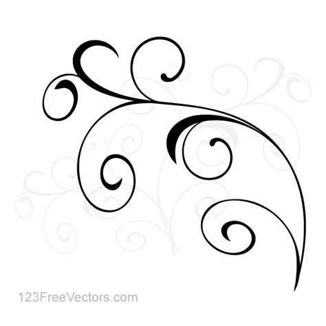 Vector Simple Floral Ornament Background by 123freevectors on DeviantArt