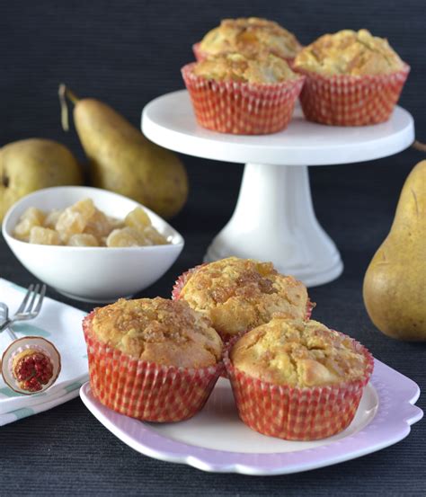 Recipe: Pear and Ginger Muffins