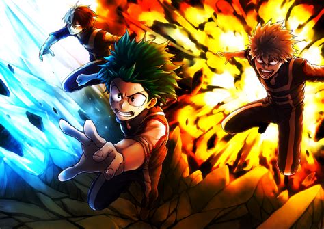 Fondos de pantalla : Anime, historietas, mitología, Boku no Hero Academia, captura de pantalla ...