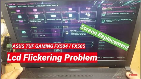 Fixed !!! LCD Flickering Problem Asus TUF Gaming FX504 / FX505 - YouTube