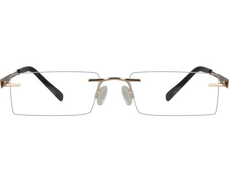 Rimless Rectangle Eyeglasses 143517