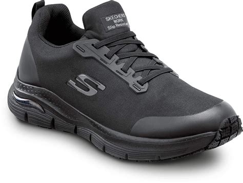 Buy Skechers Arch Fit Work Jake, Men's, Black, Soft Toe, Slip Resistant ...