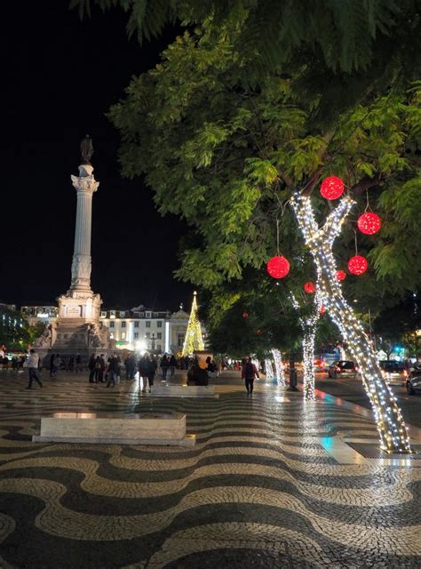 Christmas Lights Of Lisbon