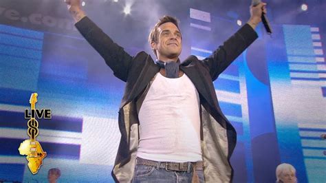 Robbie Williams - Angels (Live 8 2005) - YouTube