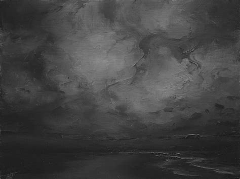 Todd Carpenter - "Darkness Rises" Oil painting For Sale at 1stDibs
