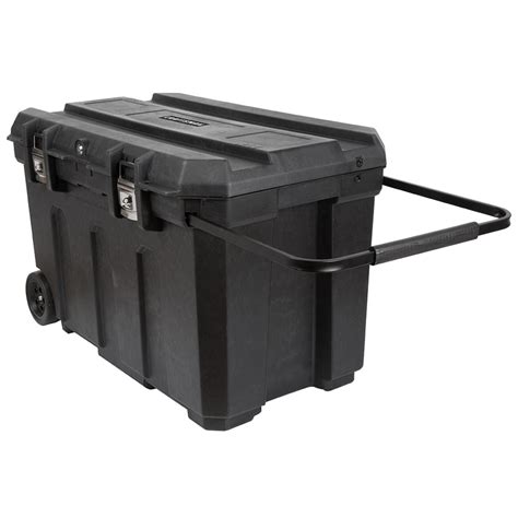 CRAFTSMAN 37-in Black Plastic Wheeled Lockable Tool Box at Lowes.com