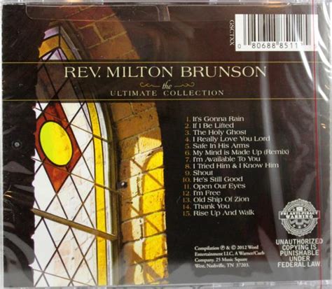 Rev. Milton Brunson The Ultimate Collection NEW CD Christian Gospel ...