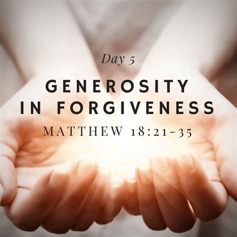 Generosity in Forgiveness | Matthew 18:21-35 – South Fellowship Church