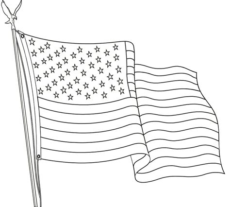 United States Flag Printable For Kids