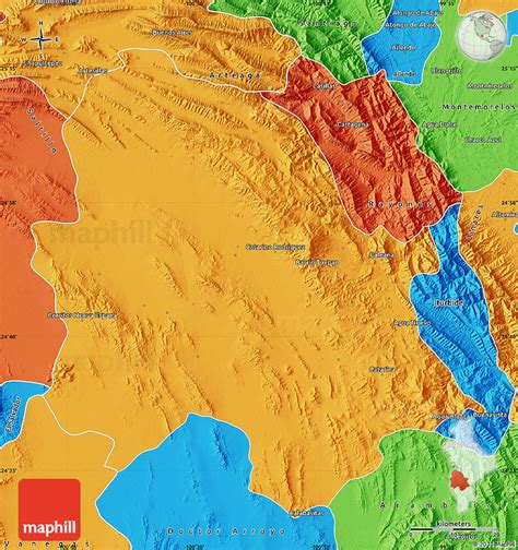 Political Map of Galeana