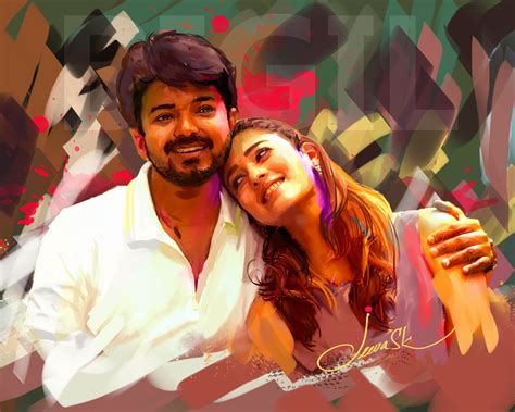 Vijay With Nayanthara