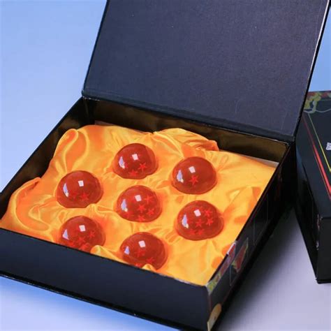 7Pcs/lot 3.5CM Dragon Ball Z 7 Stars Crystal Balls DragonBall Ball Complete Set New in box ...