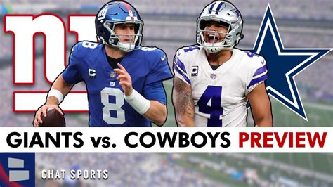 NY Giants vs. Cowboys Preview: Injury Report, Keys To Victory, Prediction, Analysis | NFL Week 1 ...