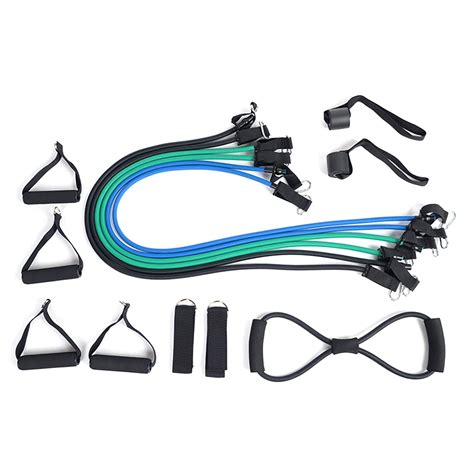 Home Fitness Resistance Band Set Exercise Chest Puller CrossFit ...