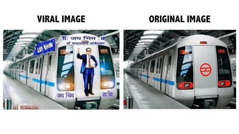 Fact-Check: Has USA Pasted Dr BR Ambedkar's Photo on a Train as a Mark of Respect?